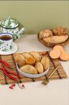 CURRY PUFF UBI ORANGE PEDAS - PCS