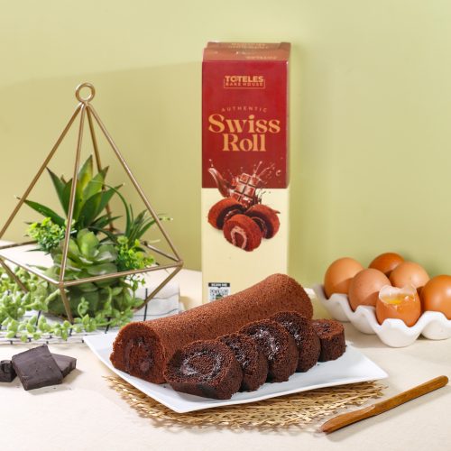 SWISS ROLL COKLAT - PCS
