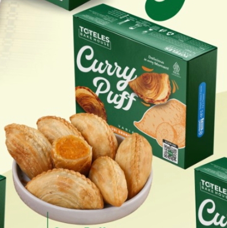 FROZEN - CURRY PUFF UBI ORANGE PEDAS